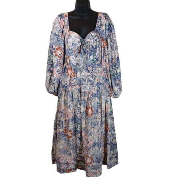 Anthropologie Moon River Floral Dress size Small - Picture 1 of 13